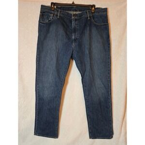 Polo Ralph Lauren Men Jeans 42x32 Blue Authentic Dungarees Straight Fit